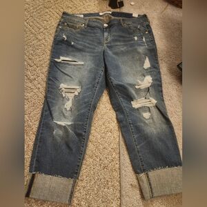 Torrid Boyfriend Crop Jeans - Size 14